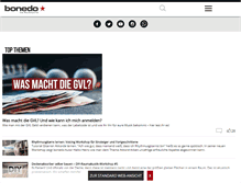 Tablet Screenshot of bonedo.de